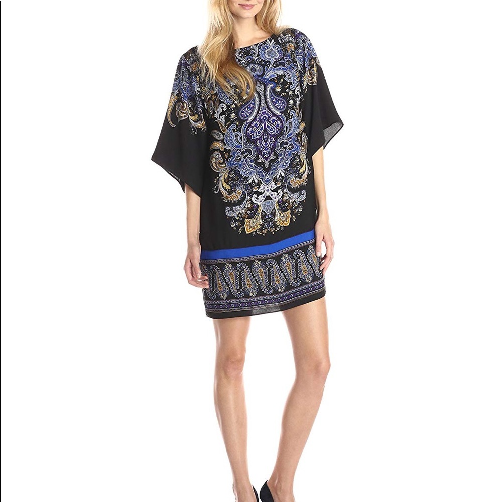 Adrianna Papell Paisley Shift Dress